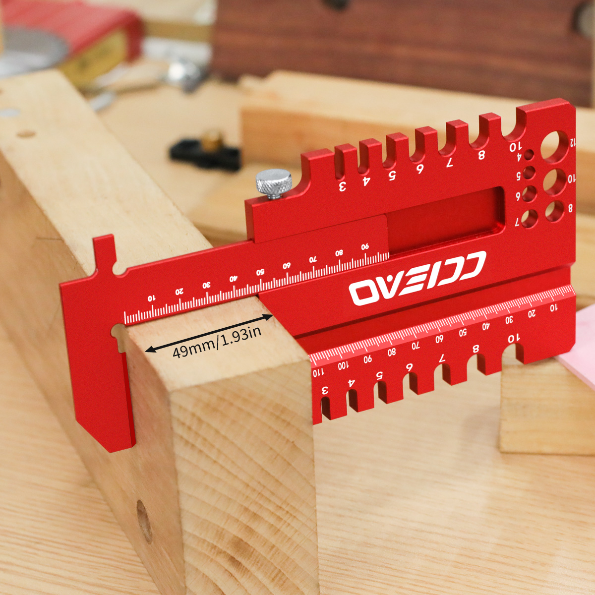 Woodworking Multi Tool - 목공 다기능 측정자, 알루미늄 합금 정밀