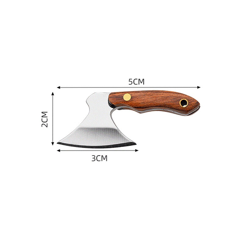 Woodworking Hatchet - 미니 440 스테인리스 스틸 도끼형 포켓