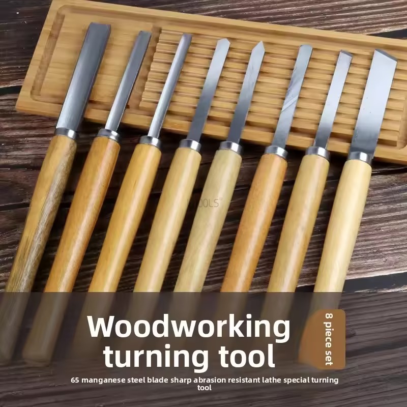 Skew Chisel Wood - 새로운 8종 목공 칼 세트, 목선반