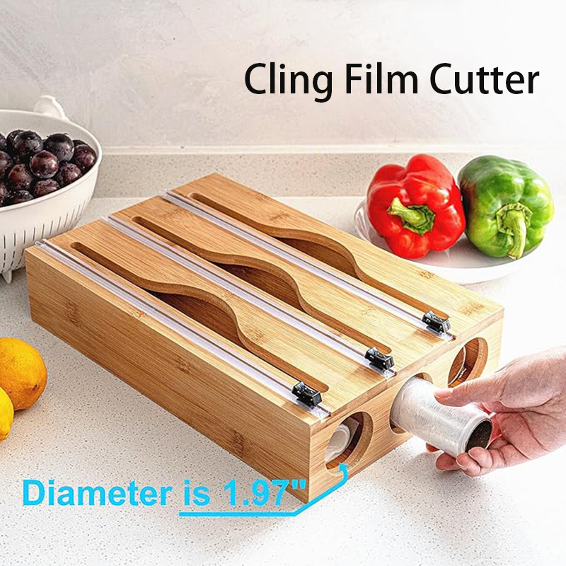 Woodworking Box - 3 in 1 대나무 호일 랩