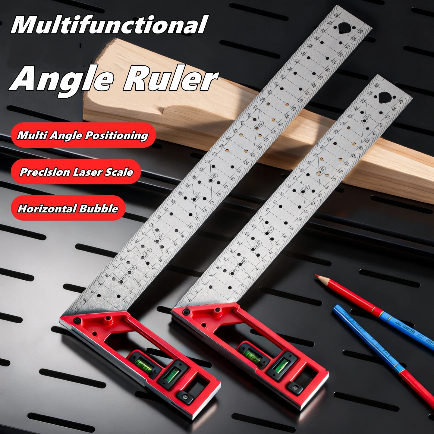 Woodworking Multi Tool - 빠른 위치 지정 목공 각도자 레벨