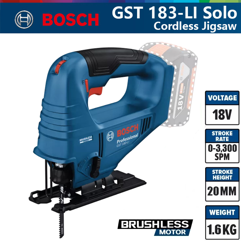 Woodworking Multi Tool - 보쉬 GST 183-LI 전문 전기 직소