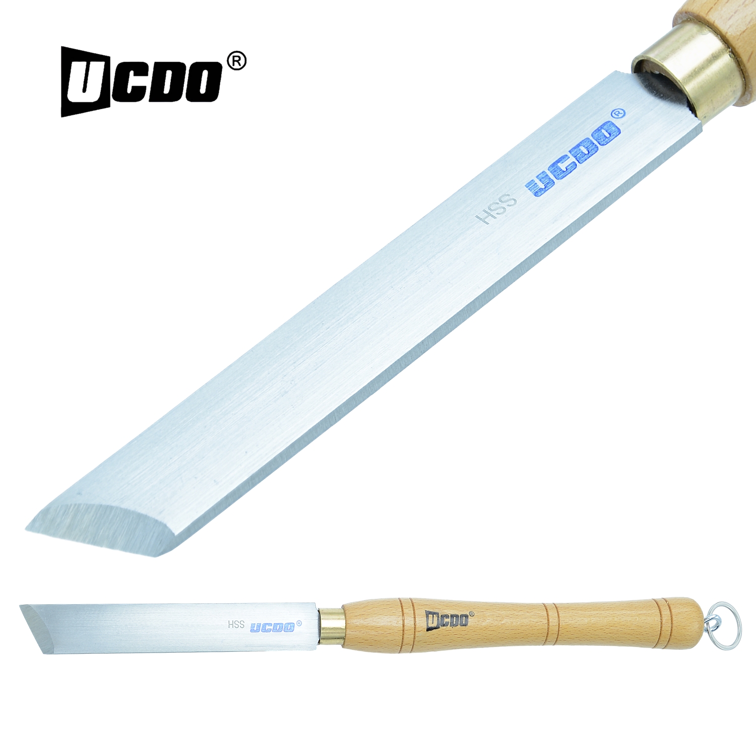Skew Chisel Wood - UCDO HSS 26mm Woodturning 큰 타원형
