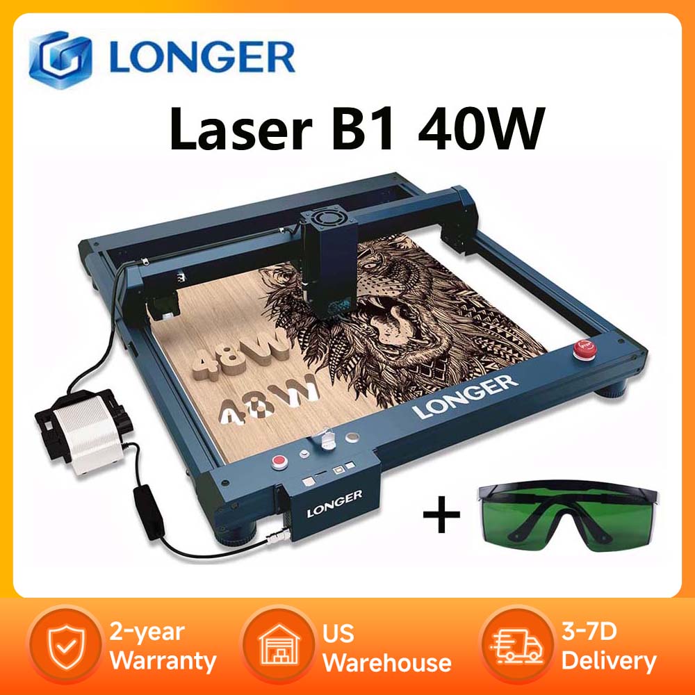 Woodworking Apps - 롱거 레이저 B1 40W 조각기 커터