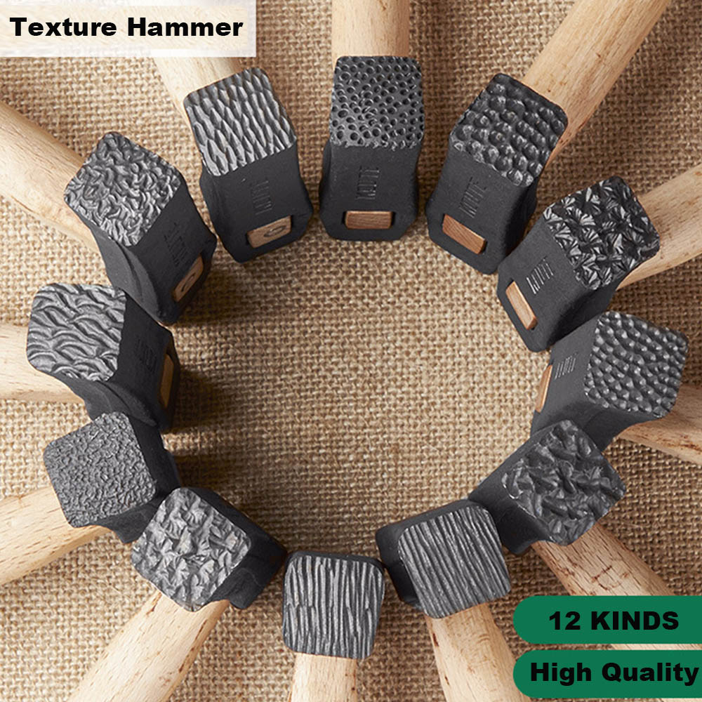Wooden Mallet Carving - 목재 손잡이가 있는 보석 공예용 텍스처
