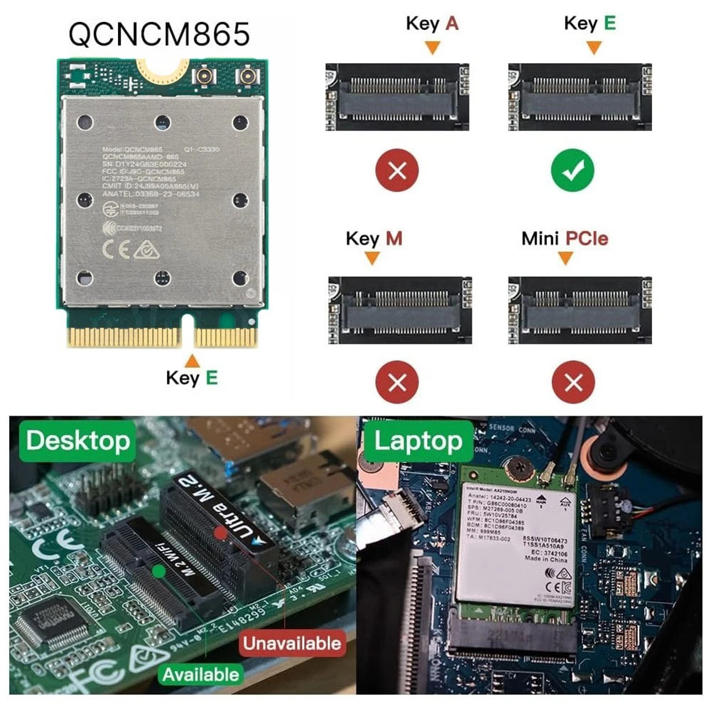 WiFi 7 QCNCM865 M.2 무선 네트워크 어댑 - Woodworking Network 리뷰 및 가격