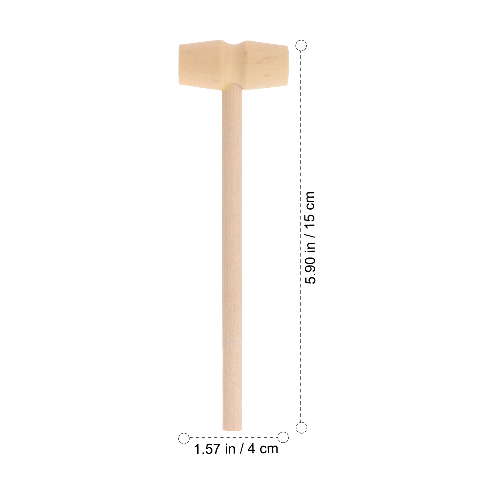20개 어린이용 미니 나무 망치, 미완성 솔리드 망치, - Wooden Mallet Carving 리뷰 및 가격