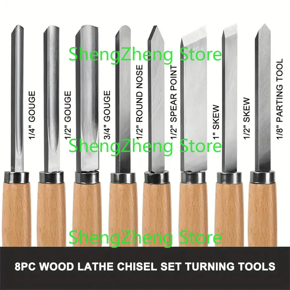 8Pcs 전문 목재 터닝 치즐 세트 고속 강철 블레이드 - Skew Chisel Wood 리뷰 및 가격