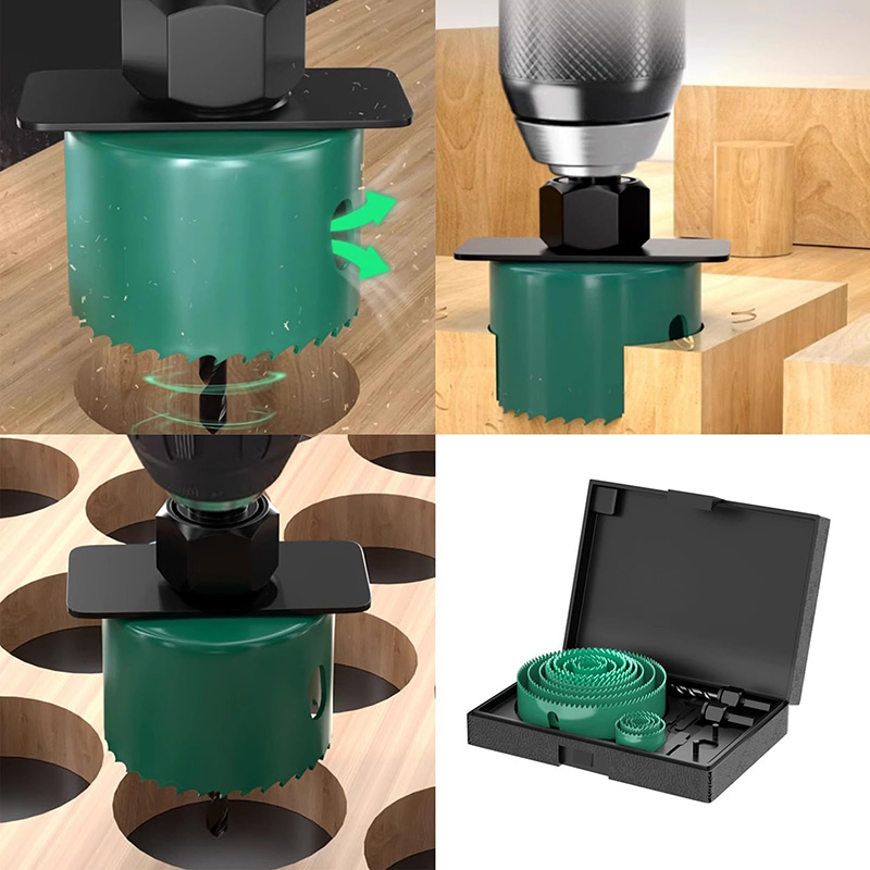 19/8/5PCS 19-127mm 홀쏘 커팅 세트, 목 - Woodworking Jobs 리뷰 및 가격