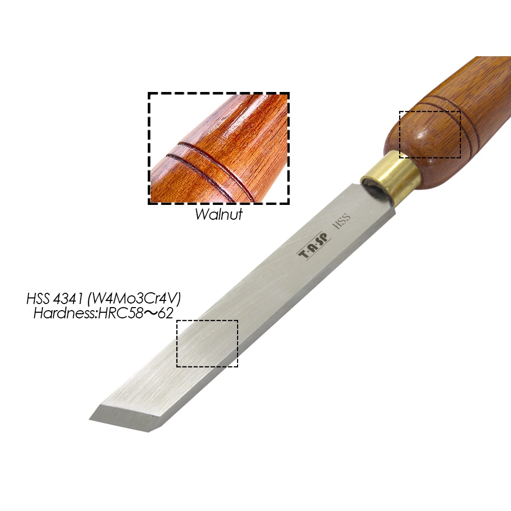 TASP HSS 목공 선반용 스큐 치즐 목공 도구 월넛 - Skew Chisel Wood 리뷰 및 가격
