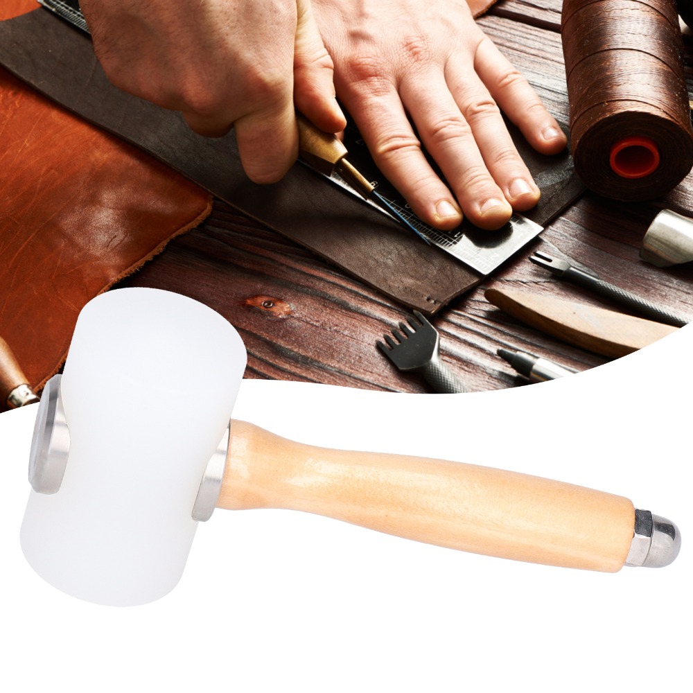 길이 19cm 가죽 조각 망치 다양한 색상의 손잡이 나 - Wooden Mallet Carving 리뷰 및 가격