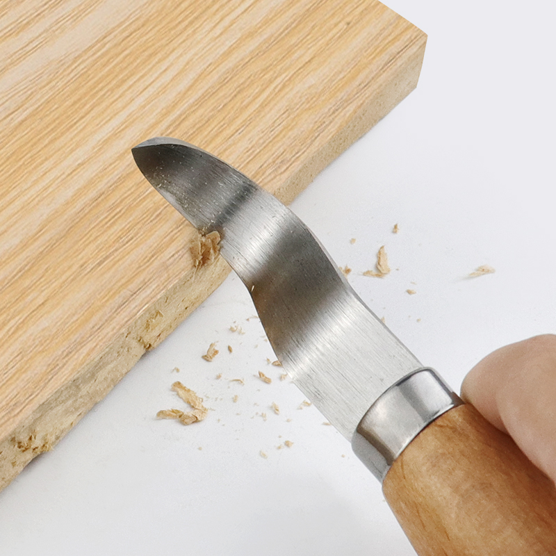 스테인리스 철 조각 칼 너도밤나무 손잡이 곡선형 직선형 - Woodworking Jobs 리뷰 및 가격