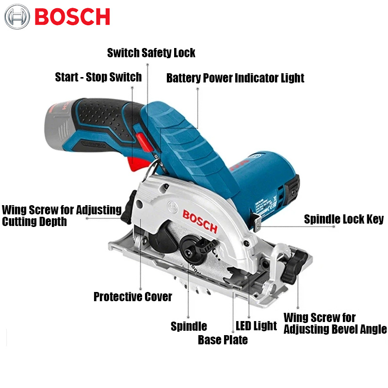 BOSCH GKS 12V-LI 전기 원형톱 전문가용 다 - Woodworking Electric Saw 리뷰 및 가격