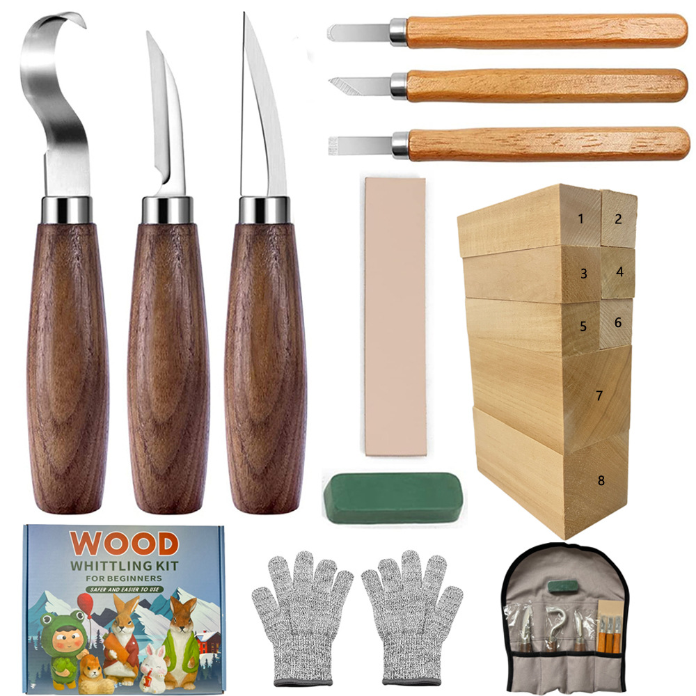 조각 칼 선물 세트 21종 목공 조각 칼 세트 목재 성 - Woodworking Box 리뷰 및 가격