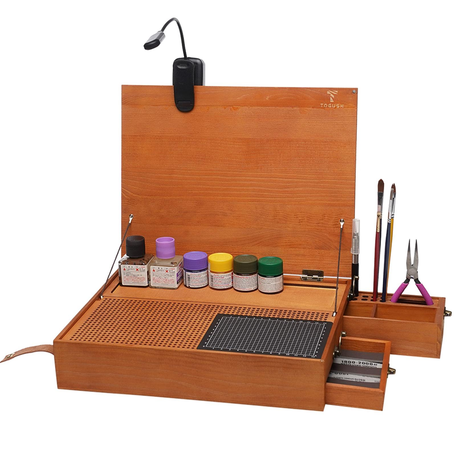모델 제작용 취미 작업대, 절단 매트가 포함된 휴대용  - Woodworking Box 리뷰 및 가격