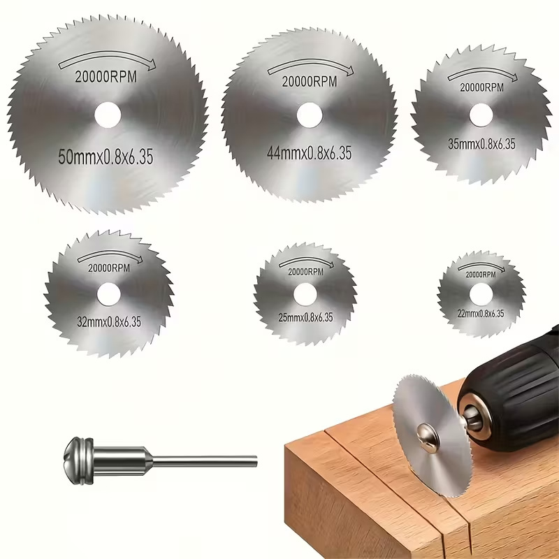 1 세트 미니 원형 톱날, Hss 커팅 디스크 회전 드 - Woodworking Jobs 리뷰 및 가격