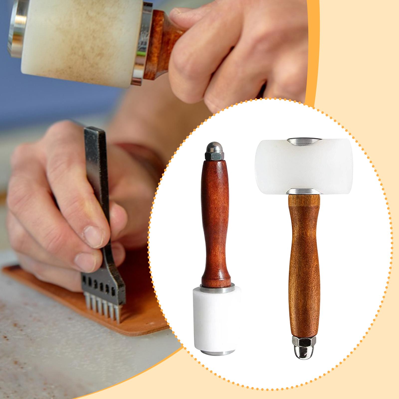 프리미엄 가죽 조각 망치, 내구성, DIY 가죽 도구, - Wooden Mallet Carving 리뷰 및 가격