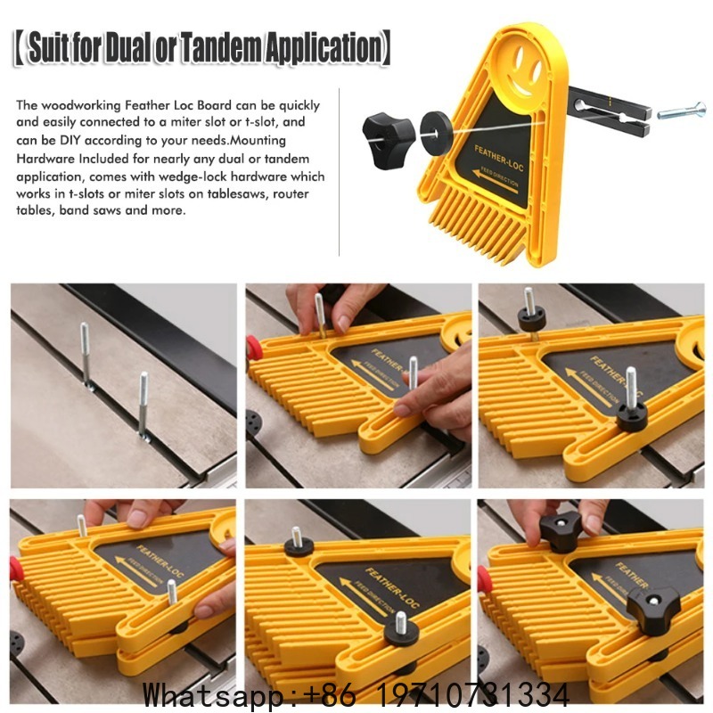 다목적 페더보드 세트 목공 조각기 이중 페더보드 마이터 - Woodworking Multi Tool 리뷰 및 가격