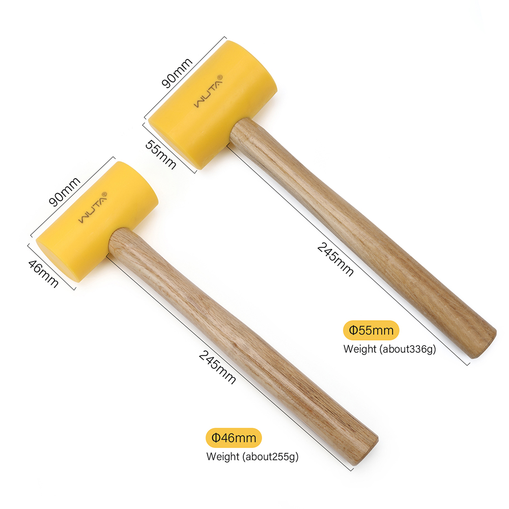WUTA 1PC 다기능 가죽 공예 망치 고무 망치 Ma - Wooden Mallet Carving 리뷰 및 가격