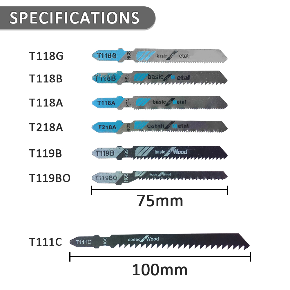35피스 직소날 세트, 혼합 HCS 왕복톱날, 목재,  - Woodworking Jobs 리뷰 및 가격