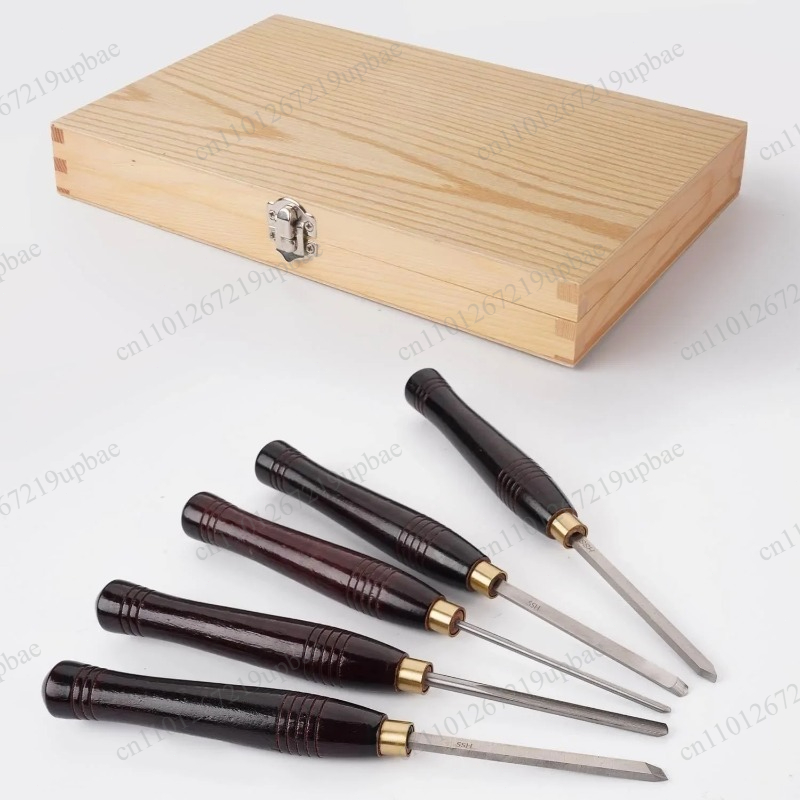 5피스 HSS 선반 치즐 세트 고속강 목재 가공 도구  - Woodworking Box 리뷰 및 가격