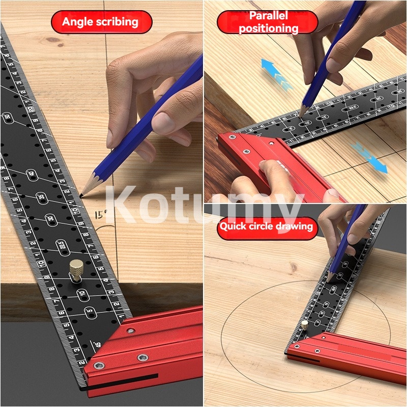 올 알루미늄 합금 목공용 각도자, 보조 수평계 및 눈금 - Woodworking Multi Tool 리뷰 및 가격