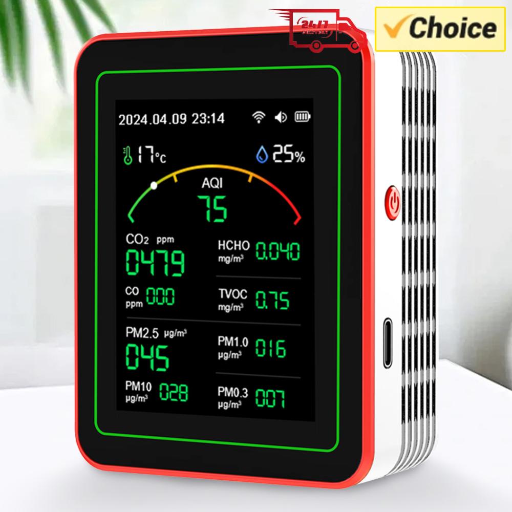 WiFi 15 in 1 실내 공기질 측정기 TFT 디스 - Woodworking Apps 리뷰 및 가격